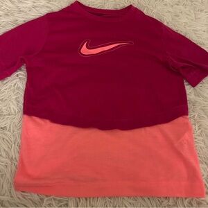 Nike Kids' Red and Orange Short Sleeve Tee!
